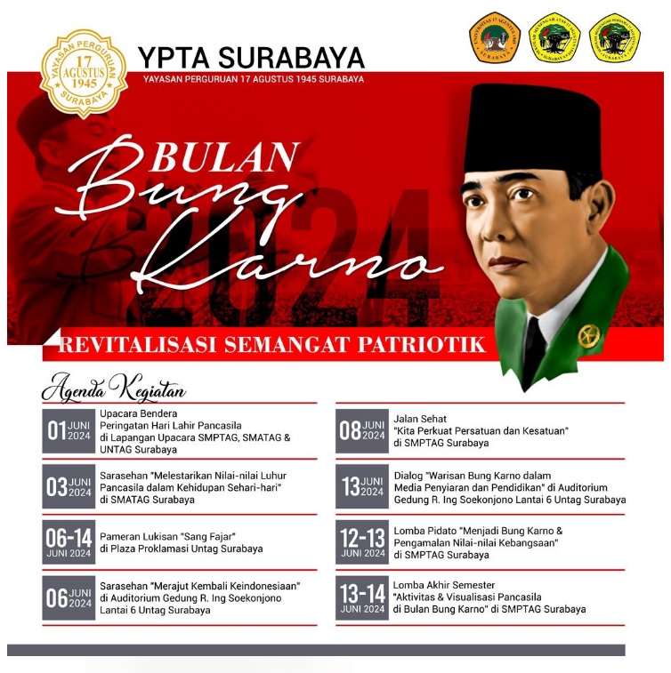 YPTA Surabaya Gelar Serangkaian Kegiatan di Bulan Bung Karno