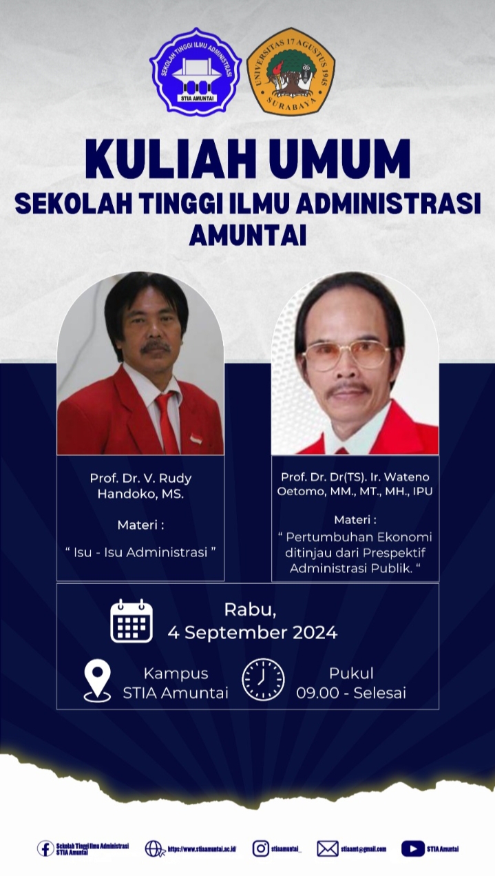 Ketua Program Studi Doktor Ilmu Administrasi menjadi pembicara Kuliah Umum 