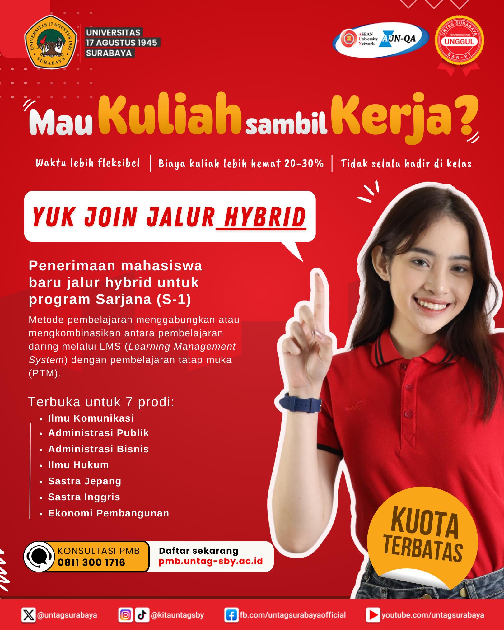 Dukung Perjalanan Akademik dengan Inovasi Jalur Hybrid!