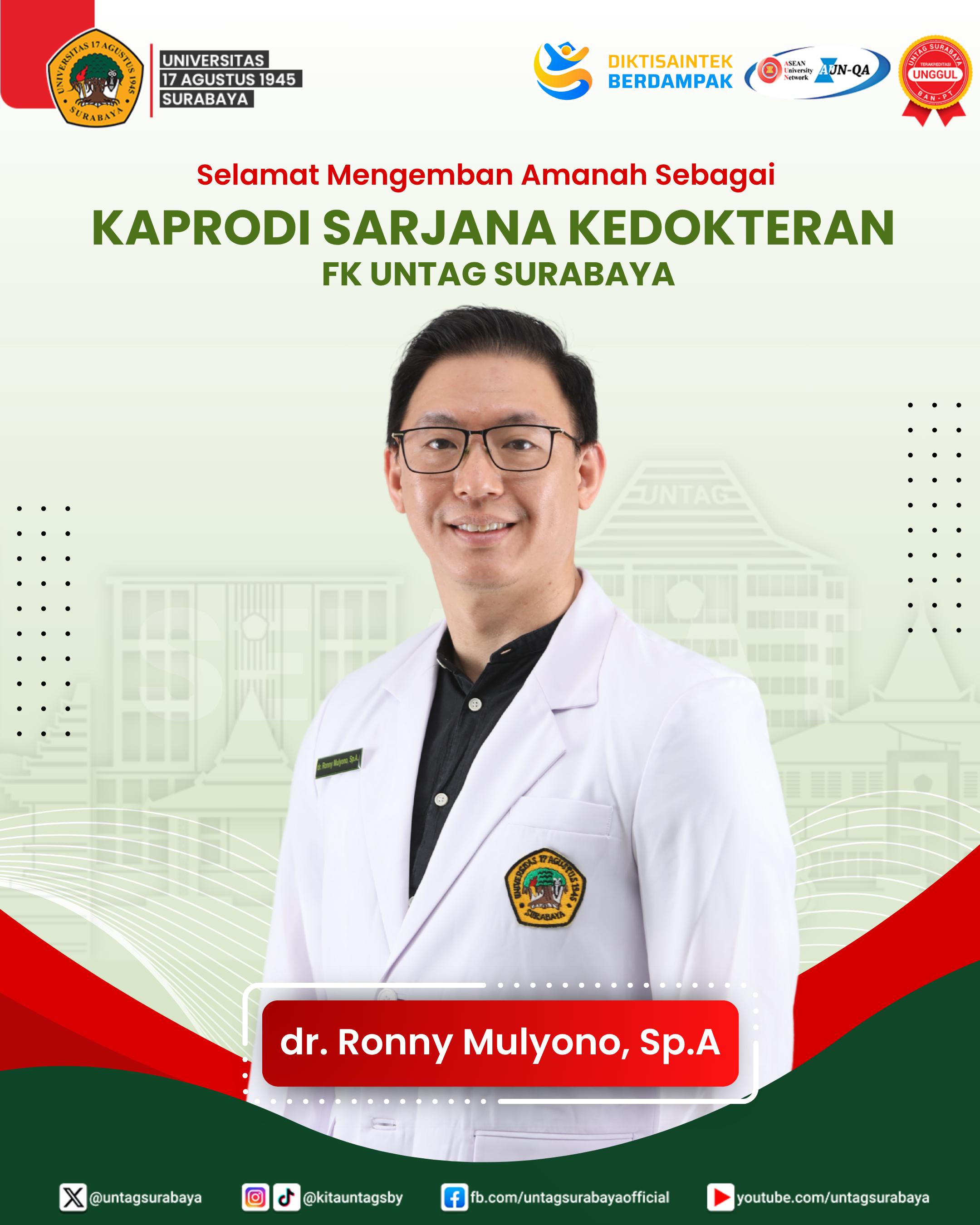 Kepala Program Studi Sarjana Kedokteran