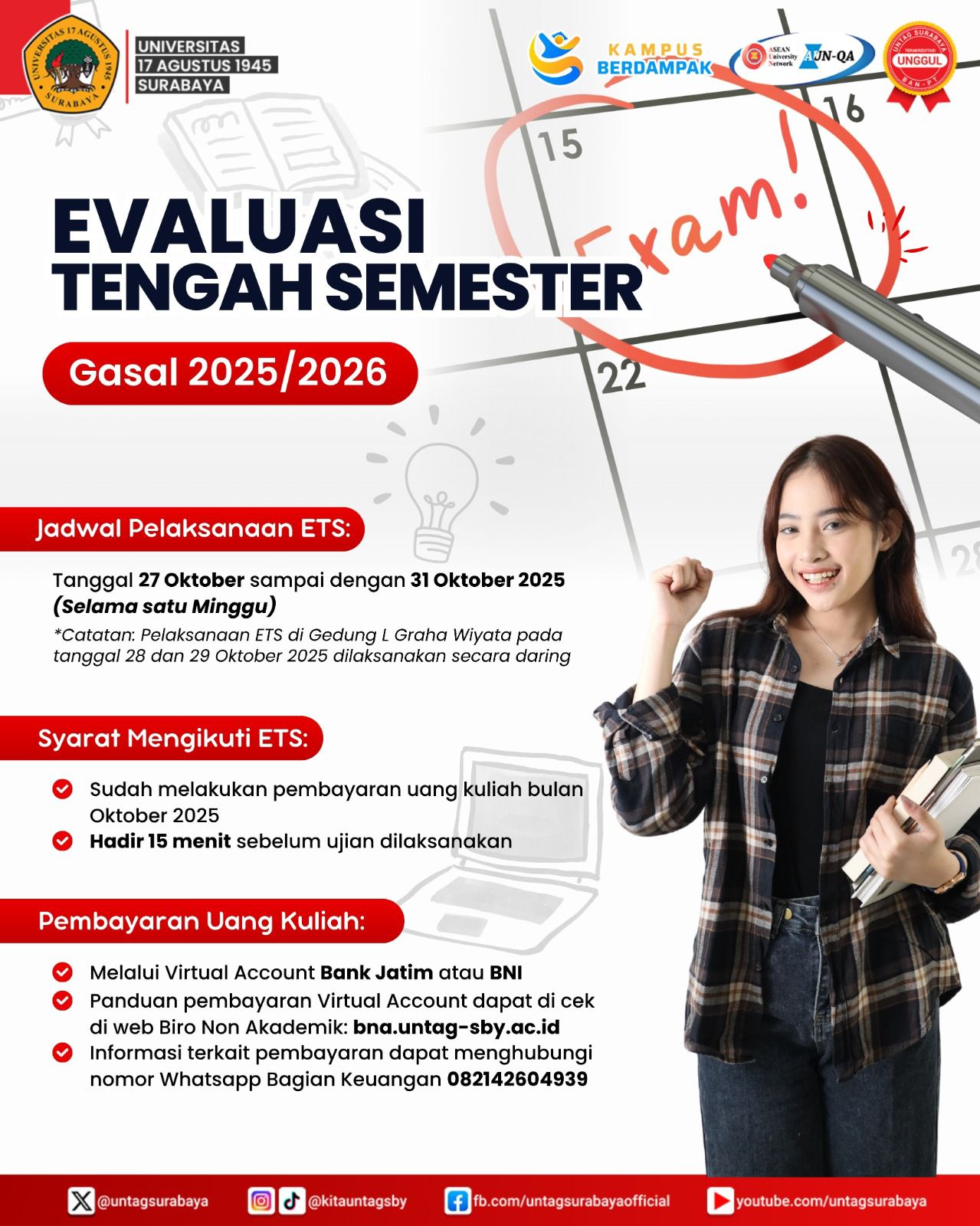 Evaluasi Tengah Semester (ETS) Gasal Tahun Akademik 2025/2026