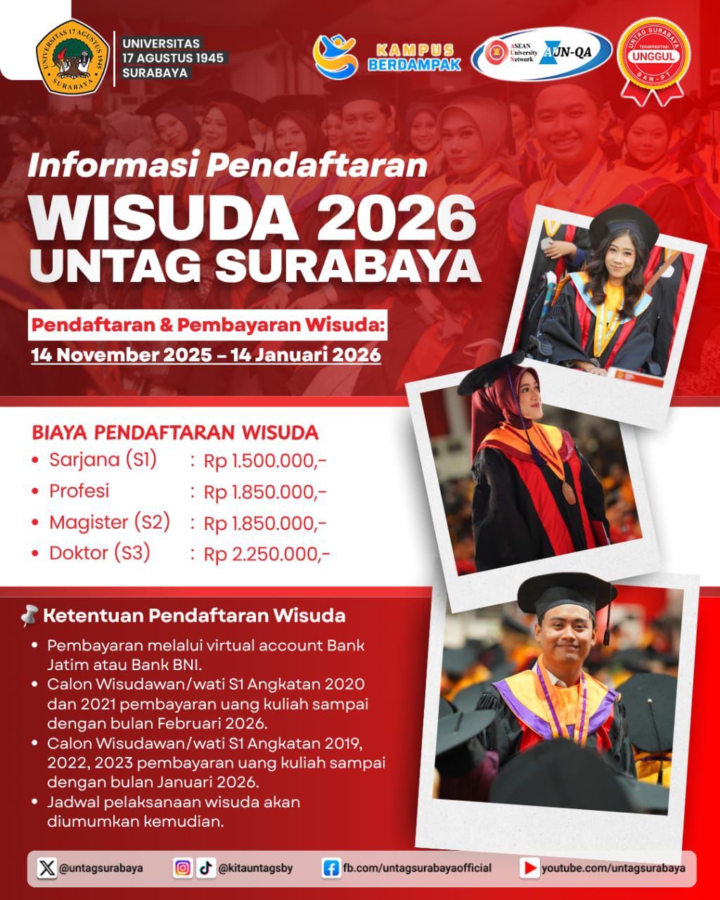 Pendaftaran Wisuda