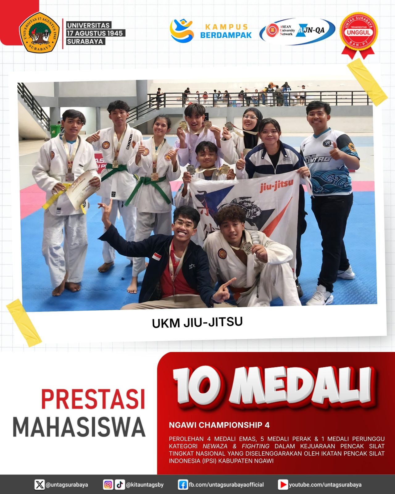 Selamat Untuk UKM JIU JITSU
